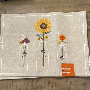 Floral Fall Placemats (set of 4) and Table Runner